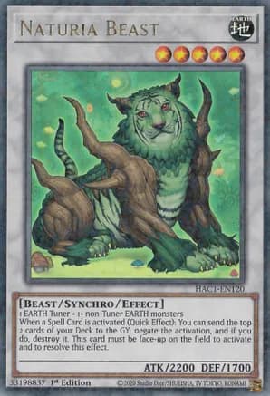 Naturia Beast (Duel Terminal) — Hidden Arsenal: Chapter 1