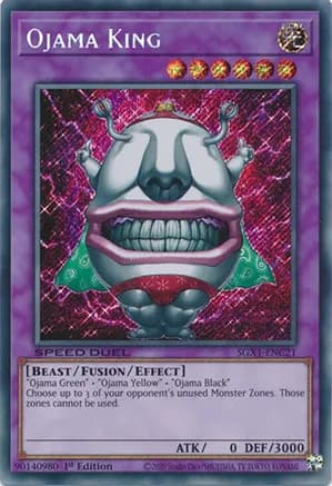 Ojama King (Secret Rare) — Speed Duel GX: Duel Academy Box