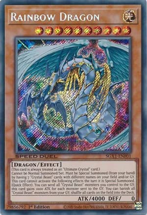 Rainbow Dragon (Secret Rare) — Speed Duel GX: Duel Academy Box