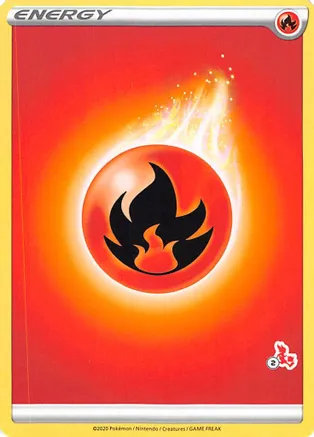 Fire Energy (#2 Cinderace Stamped) — Battle Academy 2022