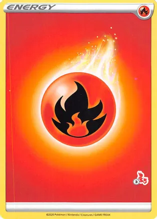 Fire Energy (#3 Cinderace Stamped) — Battle Academy 2022