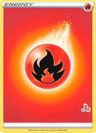Fire Energy (#6 Cinderace Stamped) — Battle Academy 2022