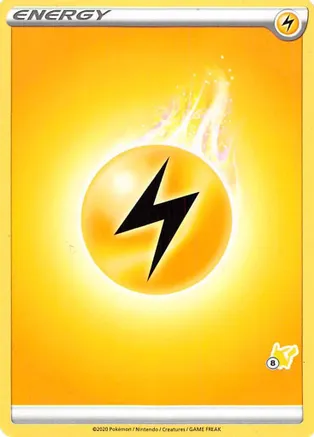 Lightning Energy (#8 Pikachu Stamped) — Battle Academy 2022