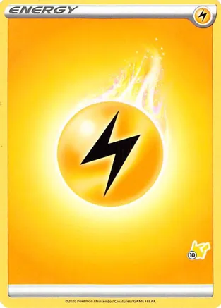 Lightning Energy (#10 Pikachu Stamped) — Battle Academy 2022