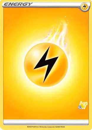 Lightning Energy (#11 Pikachu Stamped) — Battle Academy 2022