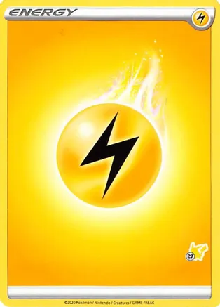 Lightning Energy (#27 Pikachu Stamped) — Battle Academy 2022