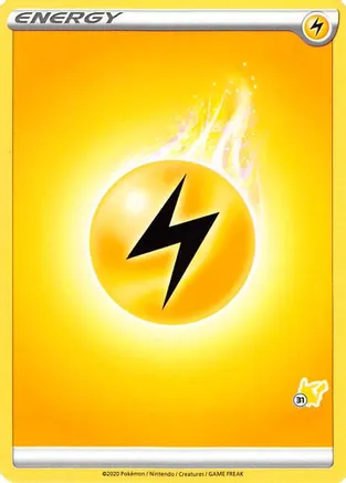Lightning Energy (#31 Pikachu Stamped) — Battle Academy 2022