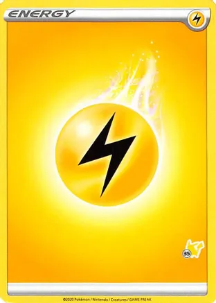 Lightning Energy (#35 Pikachu Stamped) — Battle Academy 2022