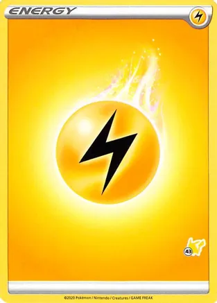 Lightning Energy (#43 Pikachu Stamped) — Battle Academy 2022