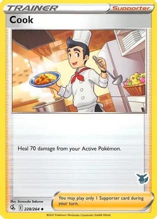 Cook - 228/264 (Eevee Stamped) — Battle Academy 2022