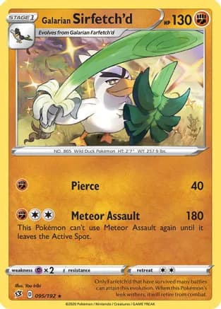 Galarian Sirfetch'd - 95/192 — Deck Exclusives