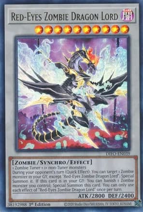Red-Eyes Zombie Dragon Lord — Dimension Force