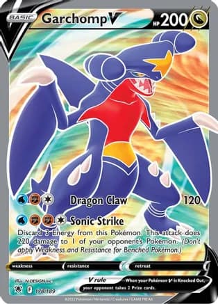 Garchomp V (Full Art) — SWSH10: Astral Radiance