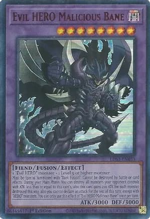 Evil HERO Malicious Bane (Red) — Legendary Duelists: Season 3