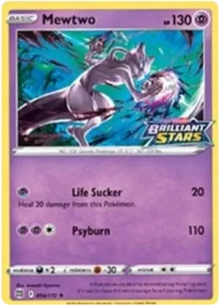 Mewtwo - 056/172 (Brilliant Stars Stamped) — Miscellaneous Cards & Products
