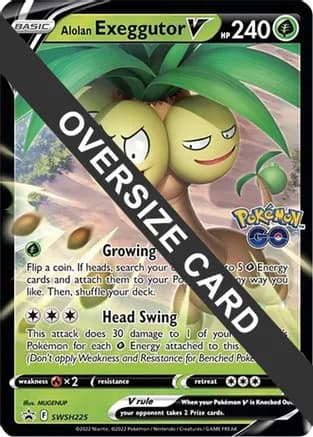 Alolan Exeggutor V - SWSH225 — Jumbo Cards