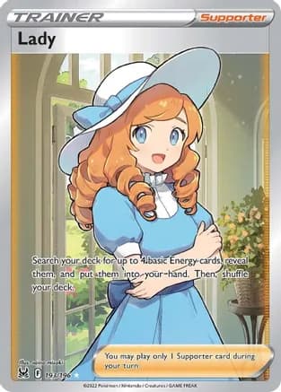 Lady (Full Art) — SWSH11: Lost Origin