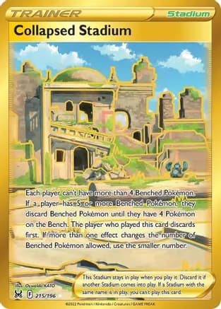 Collapsed Stadium (Secret) — SWSH11: Lost Origin