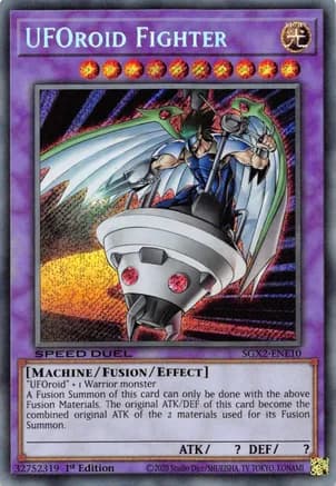UFOroid Fighter (Secret Rare) — Speed Duel GX: Midterm Paradox