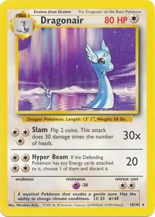 Dragonair — Base Set