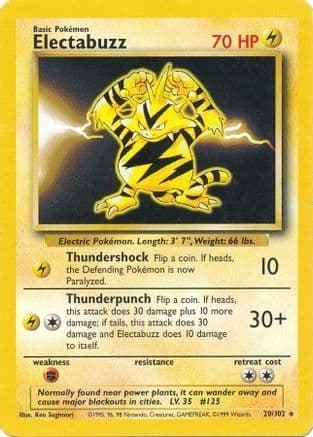 Electabuzz — Base Set
