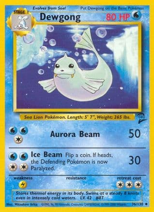 Dewgong — Base Set 2