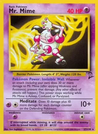 Mr. Mime — Base Set 2