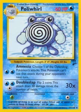 Poliwhirl — Base Set 2