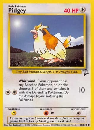 Pidgey — Base Set 2