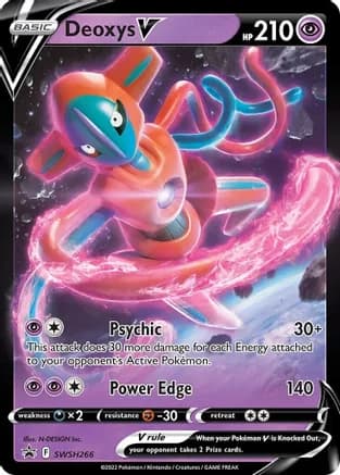 Deoxys V - SWSH266 — SWSH: Sword & Shield Promo Cards
