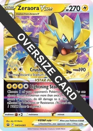 Zeraora VSTAR - SWSH265 — Jumbo Cards