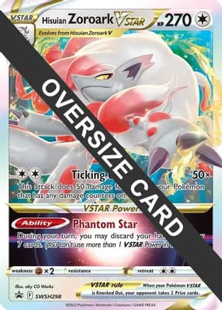 Hisuian Zoroark VSTAR - SWSH298 — Jumbo Cards