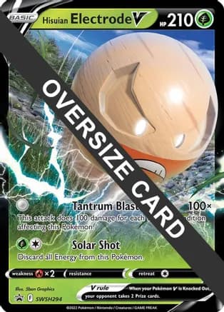 Hisuian Electrode V - SWSH294 — Jumbo Cards