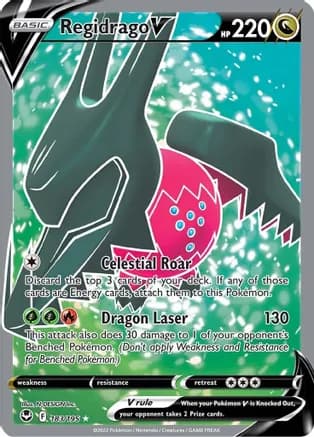 Regidrago V (Full Art) — SWSH12: Silver Tempest