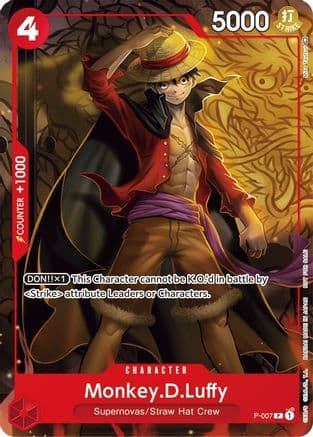 Monkey.D.Luffy - P-007 (Tournament Pack Vol. 1) — One Piece Promotion Cards