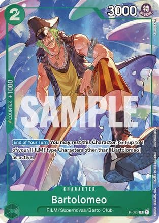 Bartolomeo (Event Pack Vol. 1) — One Piece Promotion Cards
