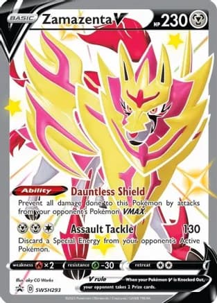 Zamazenta V (Shiny) - SWSH293 — SWSH: Sword & Shield Promo Cards