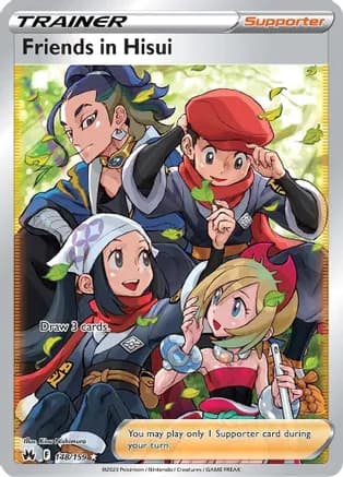 Friends in Hisui (Full Art) — SWSH: Crown Zenith