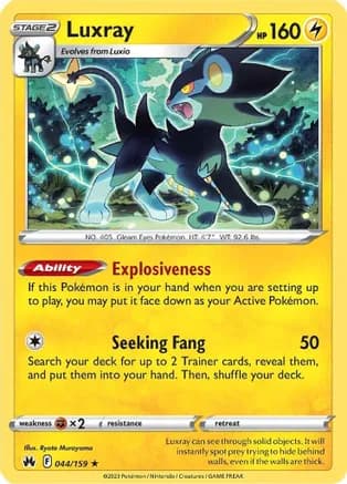 Luxray (44) — SWSH: Crown Zenith
