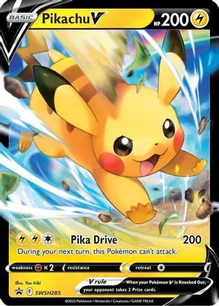 Pikachu V - SWSH285 — SWSH: Sword & Shield Promo Cards