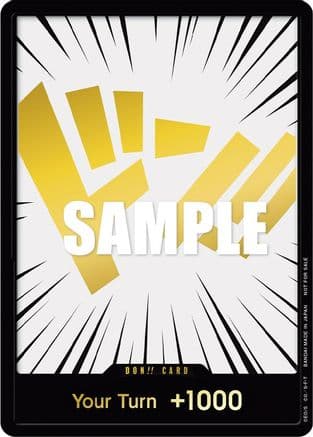 DON!! Card (Gold) — One Piece Promotion Cards