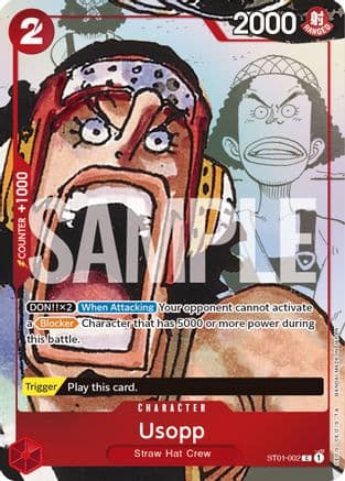 Usopp - ST01-002 (Alternate Art) — One Piece Promotion Cards