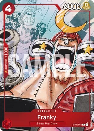 Franky - ST01-010 (Alternate Art) — One Piece Promotion Cards