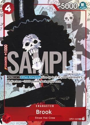 Brook - OP01-022 (Alternate Art) — One Piece Promotion Cards