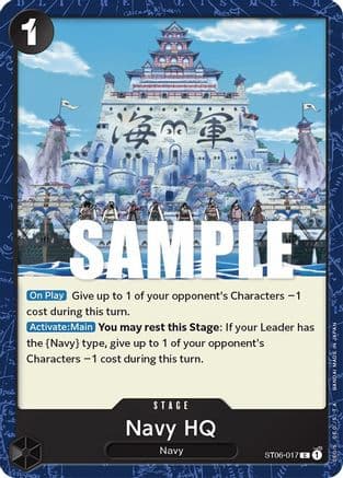 Navy HQ — Starter Deck 6: Absolute Justice