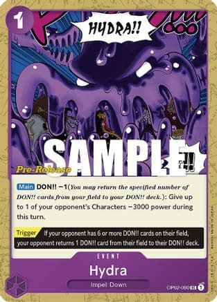 Hydra — Paramount War Pre-Release Cards