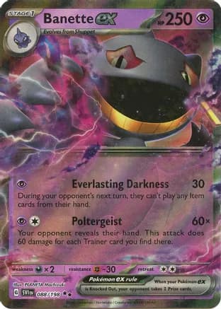 Banette ex - 088/198 — SV01: Scarlet & Violet Base Set