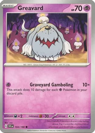 Greavard - 104/198 — SV01: Scarlet & Violet Base Set