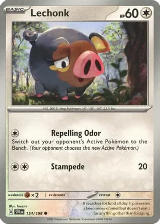 Lechonk - 154/198 — SV01: Scarlet & Violet Base Set