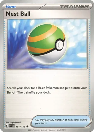 Nest Ball - 181/198 — SV01: Scarlet & Violet Base Set